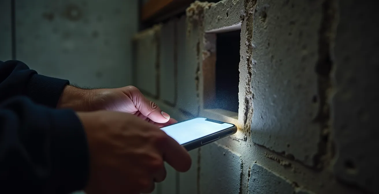 Technique d'inspection visuelle des conduits de ventilation dans une maison québécoise